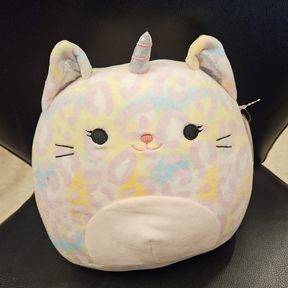Pastel Unicorn Cat Plush